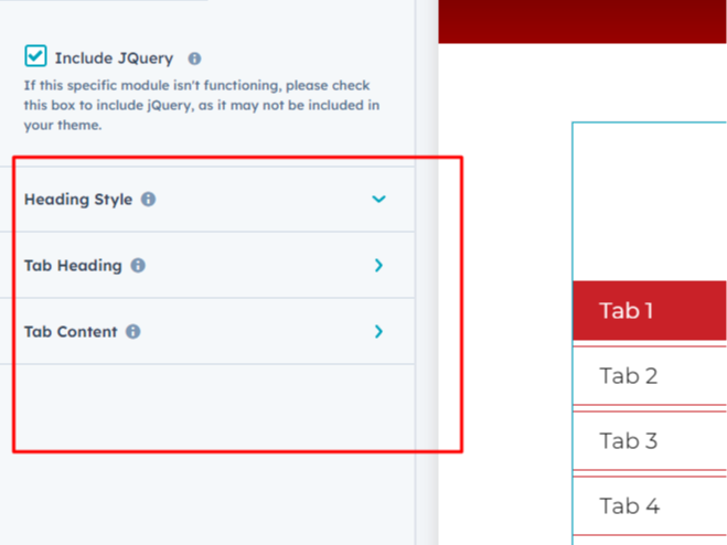 Fully customizable style options