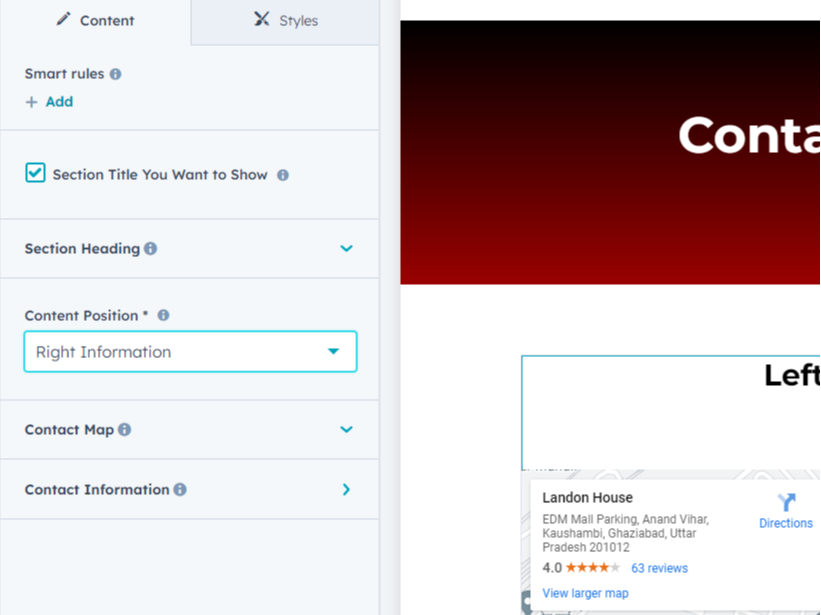Customization Options
