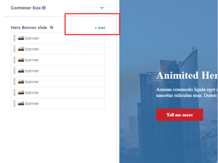 Repeating Slider Option