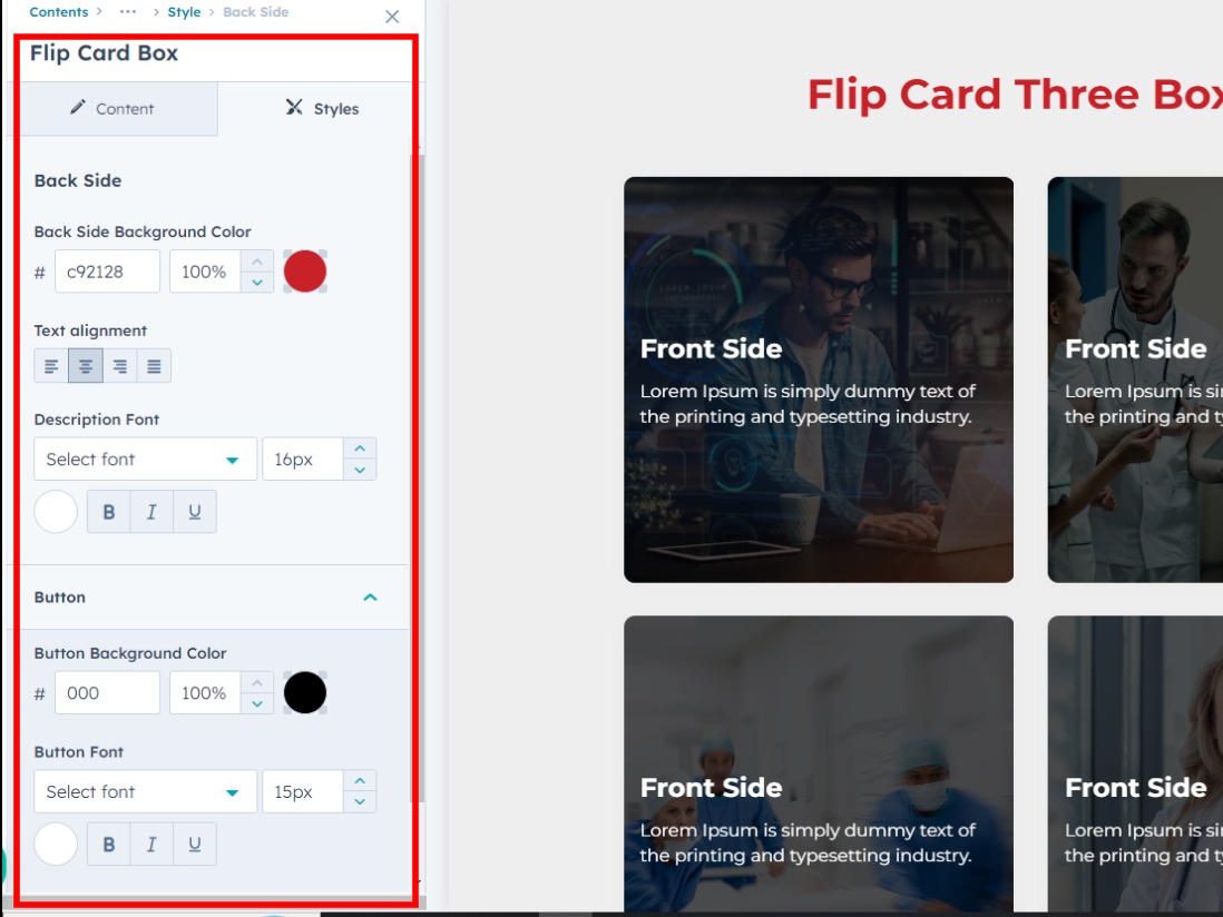 Customization Options