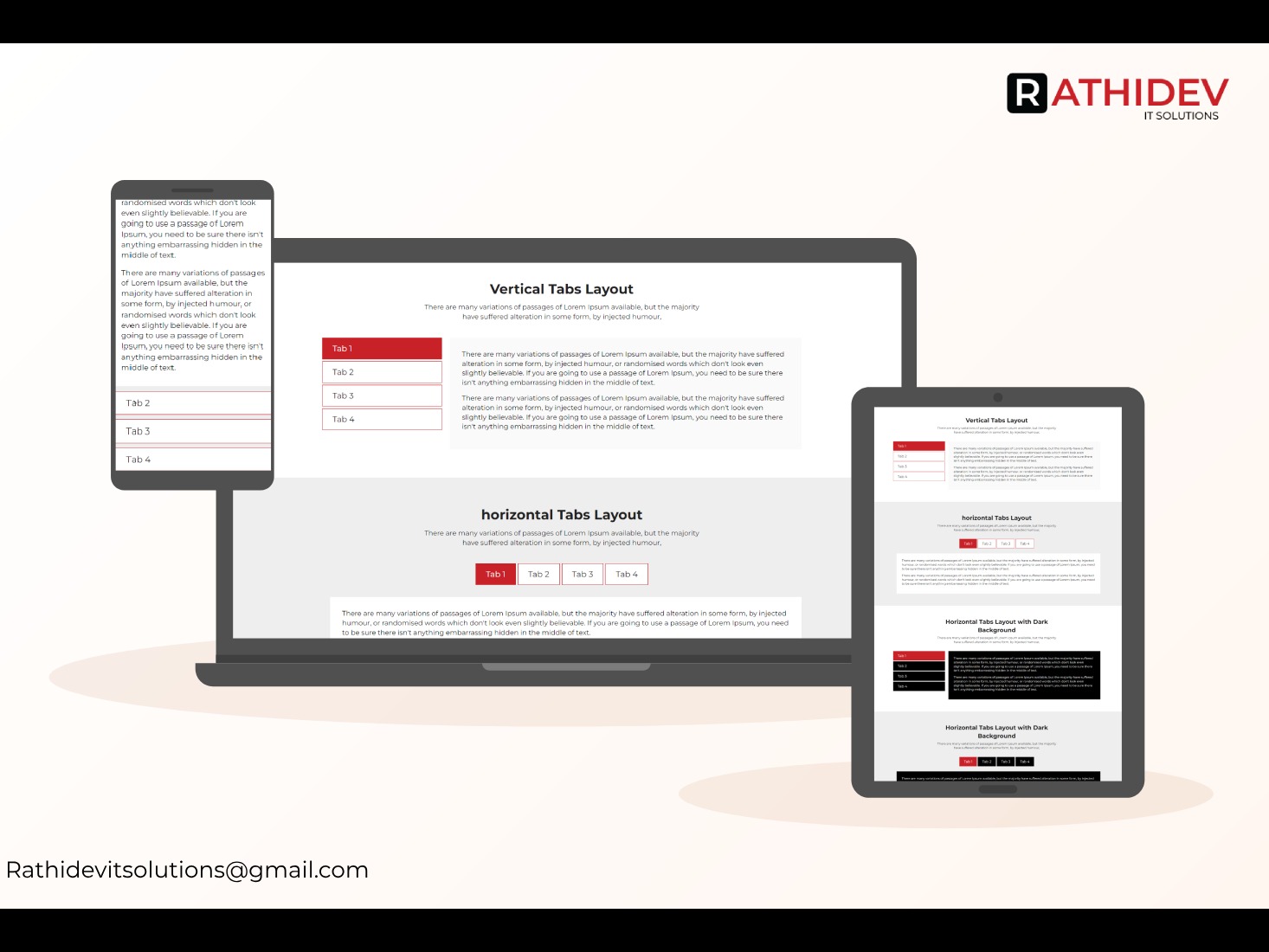 100% Responsive Across Devices
