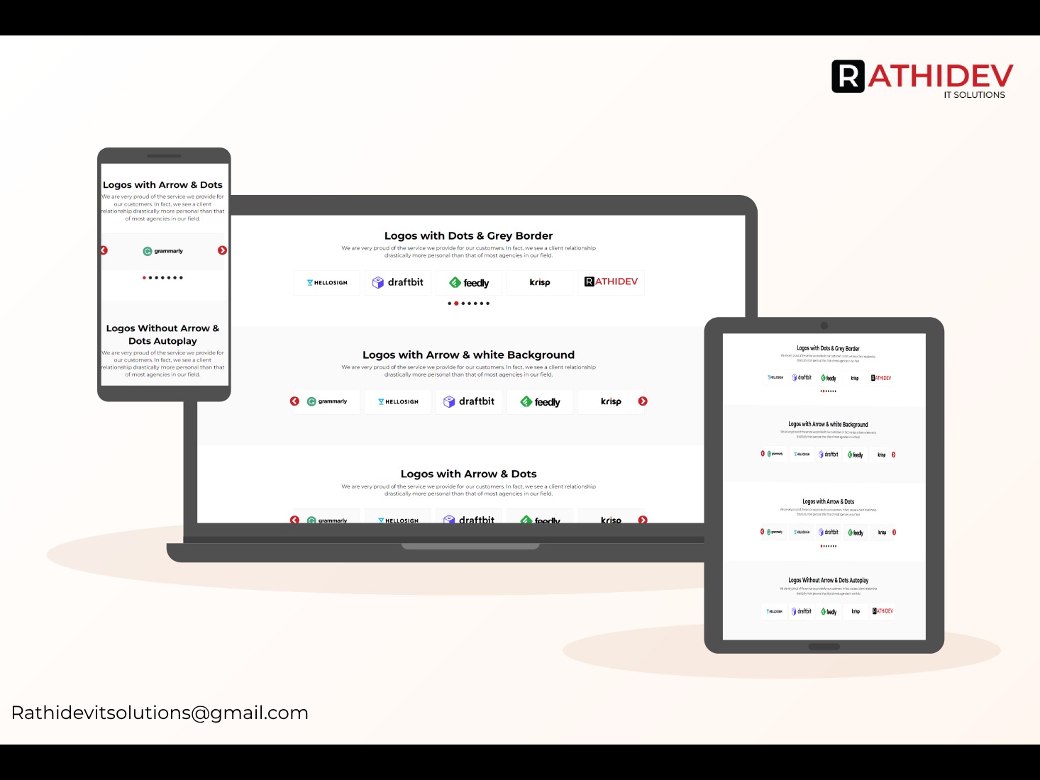 Clients Logos | Partner Logos Module by Rathidev It Solutions