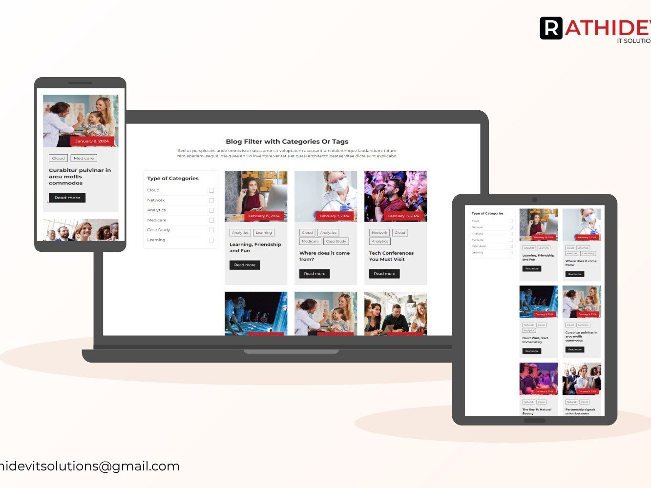 100% Responsive Across Devices